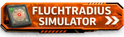 Fluchtradius Simulator anwenden