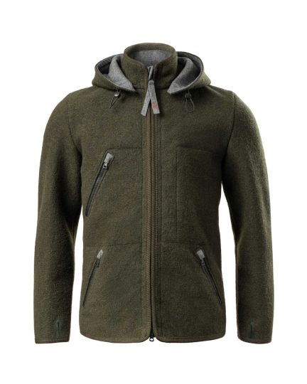 Wool Essentials Active Wear Jacke (Olivgrün)