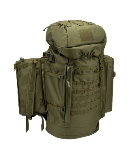 Brandit US Cooper Mountain Rucksack in Oliv mit MOLLE-System und Seitentaschen