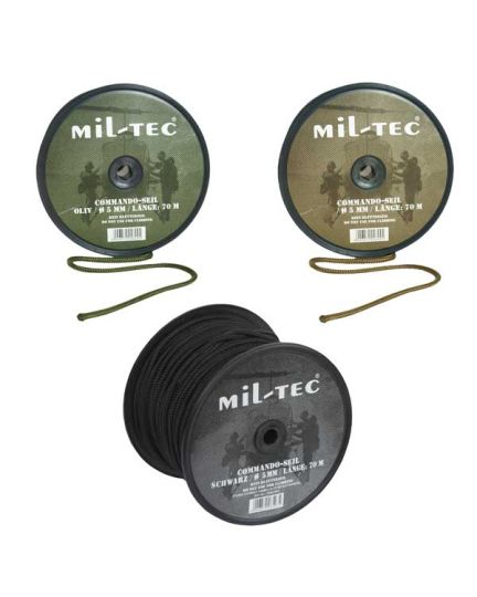 Commando Seil 5 mm 70 Meter Rolle