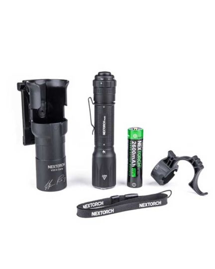 NEXTORCH TA30C Set Tactical LED Taschenlampe, 1600 Lumen