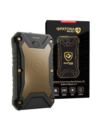PATONA PROTECT Power Bank Extreme 100 PD65W 27.000mAh kabelloses Laden