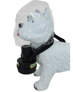 Ekastu FixiFlux Fluchthaubeneinrichtung für Hunde und Katzen, Gr. XS/S - Optimaler Schutz vor Gefahrenstoffen