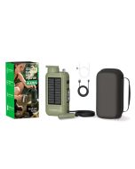 HYDROSOLVE SolarPro Outdoor Wasserfilter 3 in 1, Wasserfilter, Powerbank mit Solar und Notlampe alles in einem