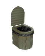Campingtoilette faltbar oliv
