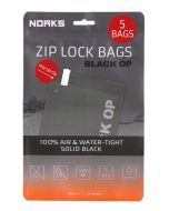 5x NOAKS Bag BLACK OP – Wasserdichte Dokumentenhüllen im Vorteilspack für Fluchtrucksack und Krisenvorsorge