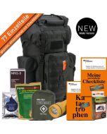 Notfallrucksack Basic Mollesystem in Schwarz - PrepBag