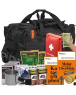 Notfallrucksack Familie XXL mit Rollen in schwarz