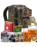 Notfallrucksack Familie XL coyote braun