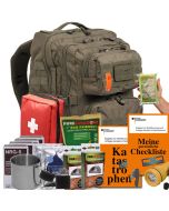 Notfallrucksack für die Familie mit 4 Personen, wird vom BBK empfohlen