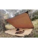 Bushcraft Spain Ölhaut-Survival-Tarp für Camping und Outdoor-Aktivitäten