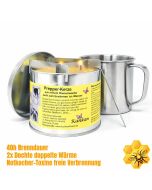 Bienenwachs Prepperkerze für Krisenvorsorge