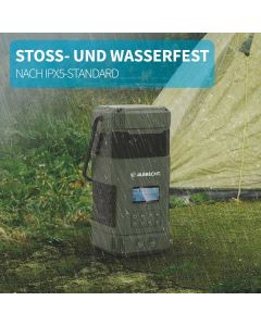Albrecht DR 114 DAB+ Outdoor-Radio mit Camping-Lampe Kurbelradio