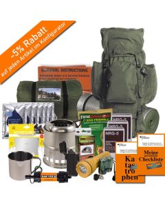 Notfallrucksack Bug out Bag 72h von PrepBag - Überlebensausrüstung für 72 Stunden