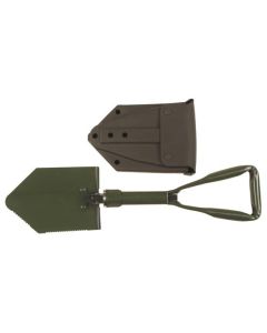 MFH Bundeswehr Klappspaten neues Modell Oliv - Leichtes, stabiles Outdoor-Werkzeug