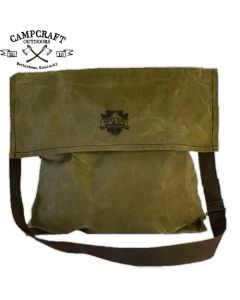 Campcraft Handgewachster Haversack XL - Perfekte Tasche für Pathfinder und Wanderer