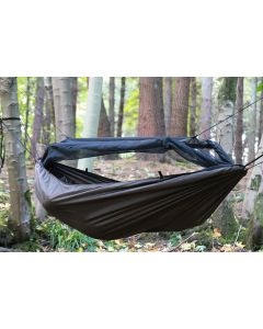 DD Frontline Hängematte schwarz - Vielseitiges zweilagiges Design von DD Hammocks