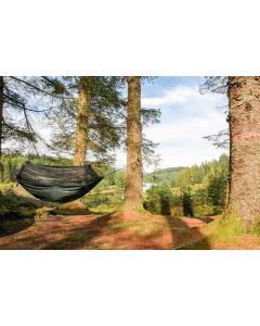 DD Hammocks Frontline XL Hängematte in Oliv - Atmungsaktiv mit Integriertem Moskitonetz