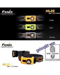 Fenix HL22 LED Stirnlampe Grau - Günstig kaufen beim Survival Shop