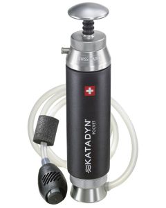 Robuster Katadyn Pocket Wasserfilter mit Keramikfilterkartusche