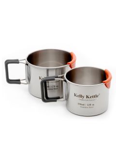 Kelly Kettle Becher Set Edelstahl