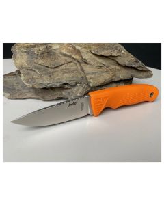 Linder Super Edge 1 ATS 34 Jagdmesser Orange