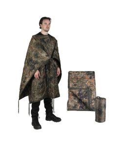 Sturm Miltec 5in1 Poncho Liner Multi Vol2 - Leichtes, vielseitiges Überlebensutensil flecktarn