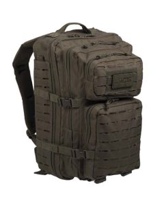 Miltec US Assault Pack Laser Cut Oliv: Robuster 40L Militärrucksack für Outdoor