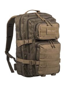 Miltec US Assault Pack Ranger green/coyotte Tarnmuster: Taktischer Outdoor-Militärrucksack