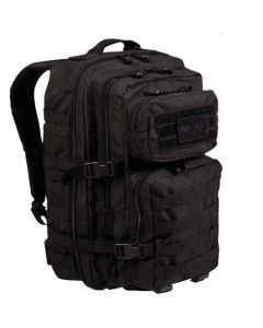 US Assault Pack Schwarz | Taktischer Rucksack für Outdoor & Fluchtrucksack