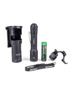 NEXTORCH TA30C Set Tactical LED Taschenlampe, 1600 Lumen