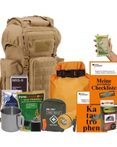 Notfallrucksack Basic2 Mollesystem in Coyote - Ihr perfekter Begleiter in Krisensituationen
