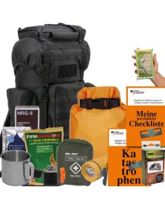 Notfallrucksack Basic2 Mollesystem in Schwarz