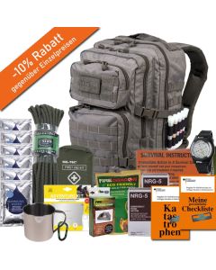 Krisenvorsorge Survival Shop - Notfallrucksack gefüllt für Krisenvorsorge