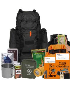Notfallrucksack Ranger gefüllt von PrepBag - Ihre Krisenvorsorge