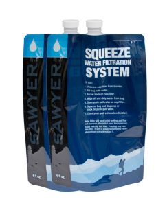 Sawyer 2 Liter Faltflasche SP114 - Extrem belastbare Faltflaschen im 2er-Set für Sawyer Squeeze