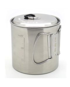 Solo Stove Pot 900 - Leichter, platzsparender und haltbarer Edelstahl-Topf