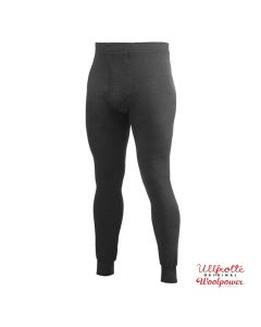 Woolpower Thermo-Unterhose Oliv/Schwarz 400G: Merinowolle Unterwäsche für optimale Wärme