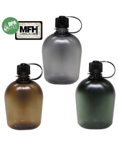 US Feldflasche GEN II - Transparente, BPA-freie Trinkflasche mit 1 Liter Fassungsvermögen
