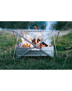 Wolf and Grizzly Campfire Trio faltbarer Grill und Feuerschale 