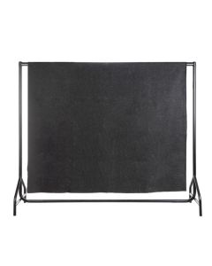 Wolldecke 175 x 150 cm anthrazit