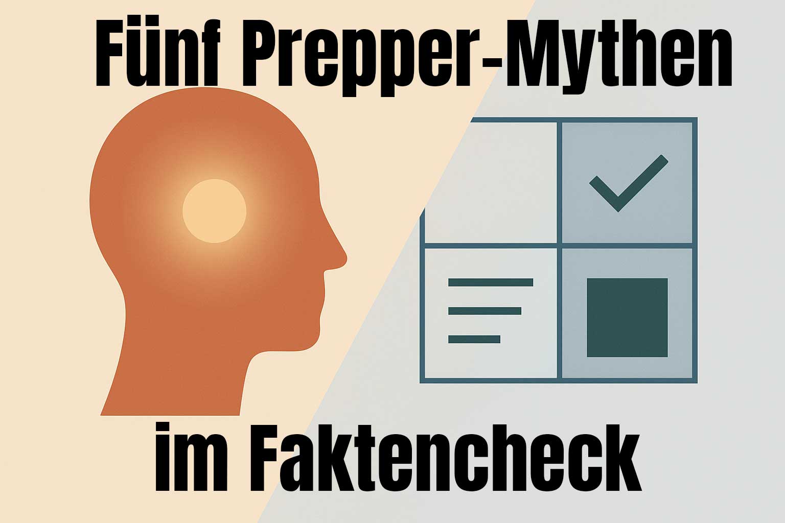 Fünf Prepper-Mythen im Faktencheck