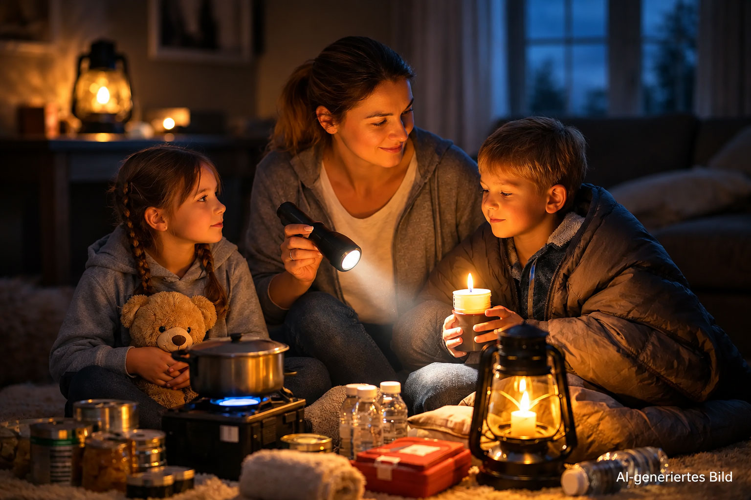 Blackout mit Kindern: Sicher durch 72 Stunden