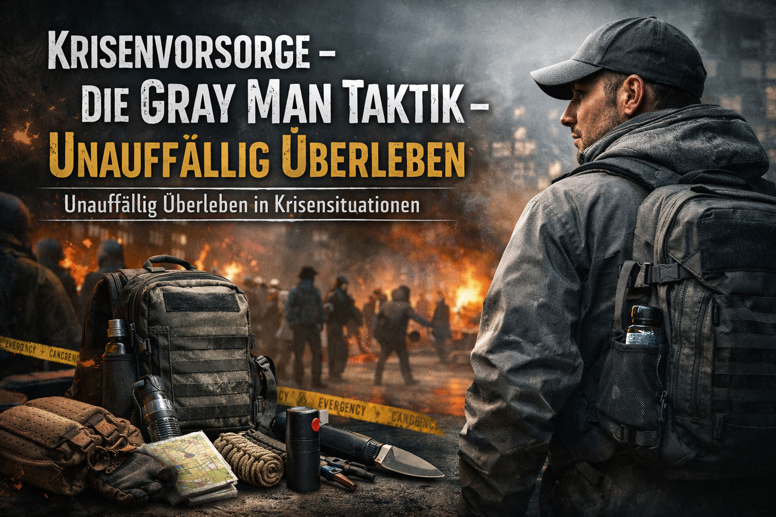 Krisenvorsorge - Die Gray Man Taktik - Unauffällig Überleben