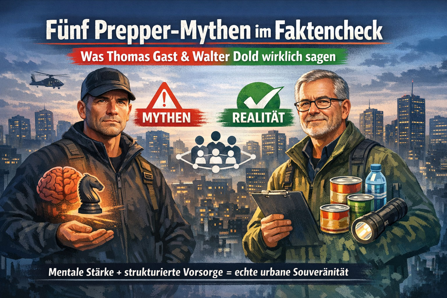 Fünf Prepper-Mythen im Faktencheck