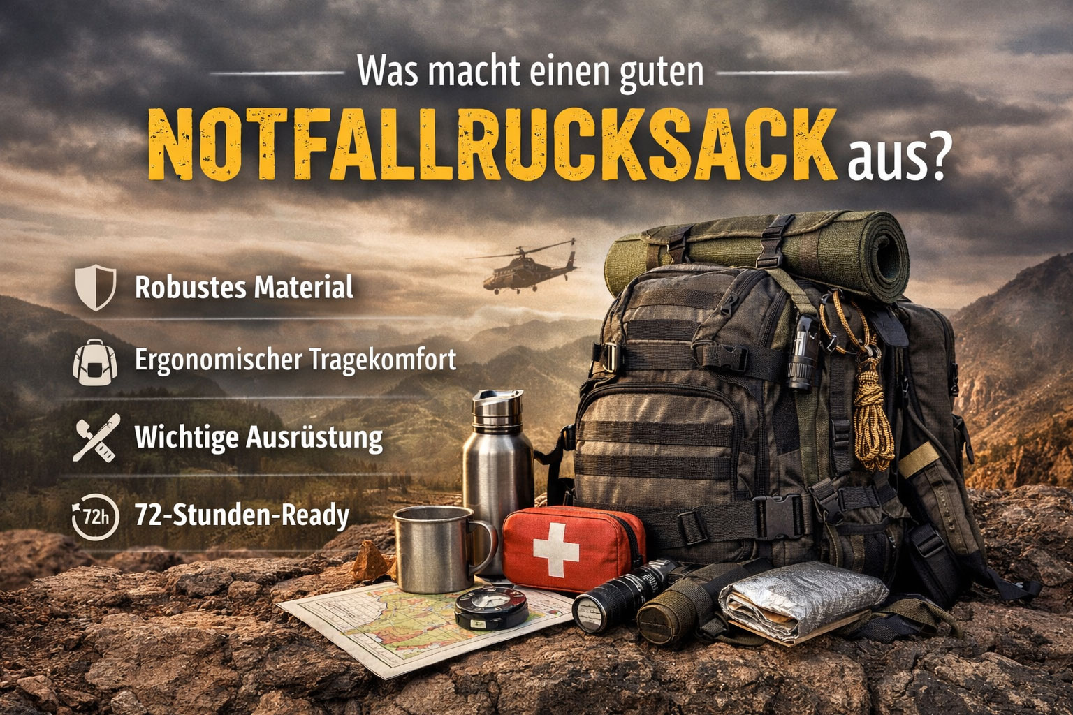 Was macht einen wirklich guten Notfallrucksack aus?