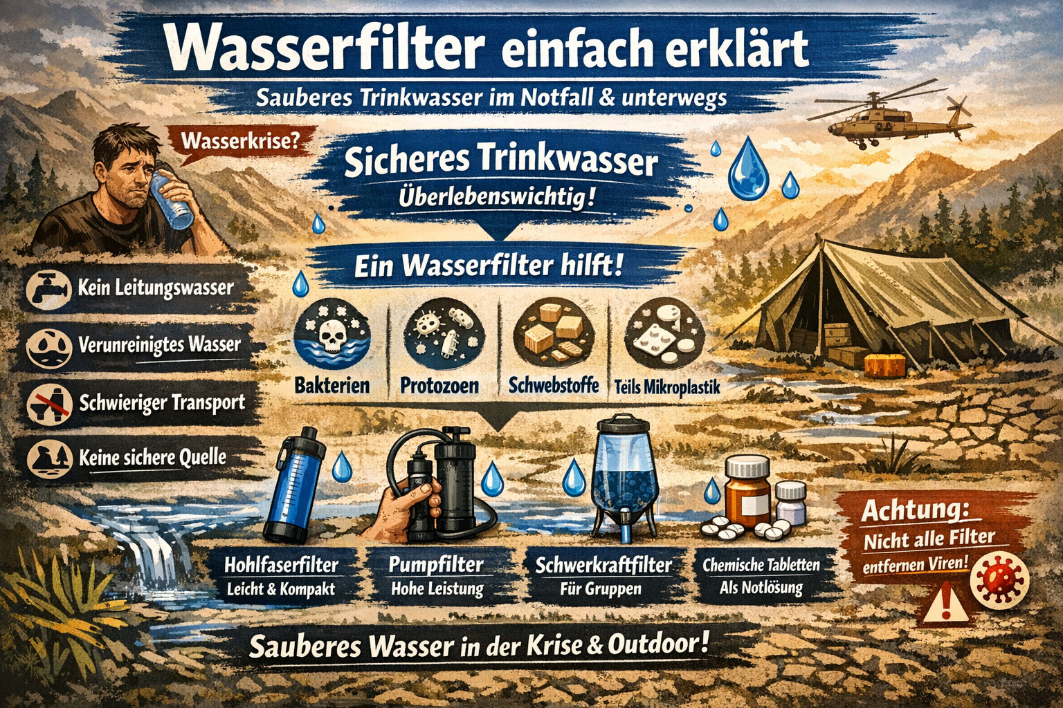 Wasserfilter einfach erklärt