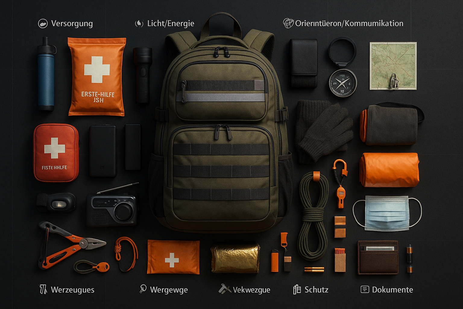 Was macht einen wirklich guten Notfallrucksack aus?