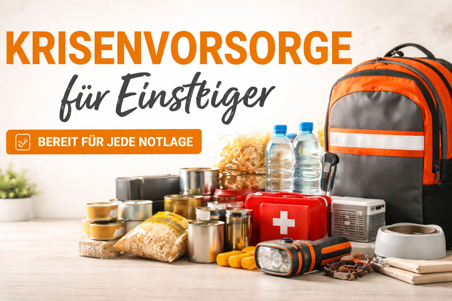 Krisenvorsorge für Einsteiger: Der komplette Guide für deine Sicherheit