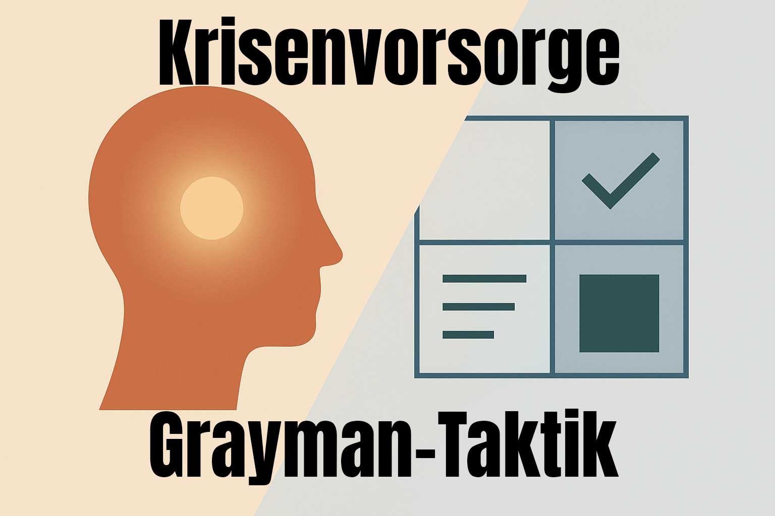 Krisenvorsorge - Die Gray Man Taktik - Unauffällig Überleben